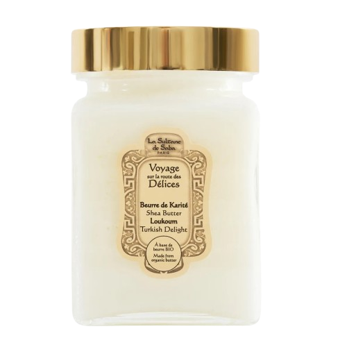 La Sultane de Saba Beurre De Karite Loukoum Turkish Delight - Масло каріте з ароматом Турецьких солодощів La Sultane de Saba Beurre De Karite Loukoum Turkish Delight - Масло каріте з ароматом Турецьких солодощів